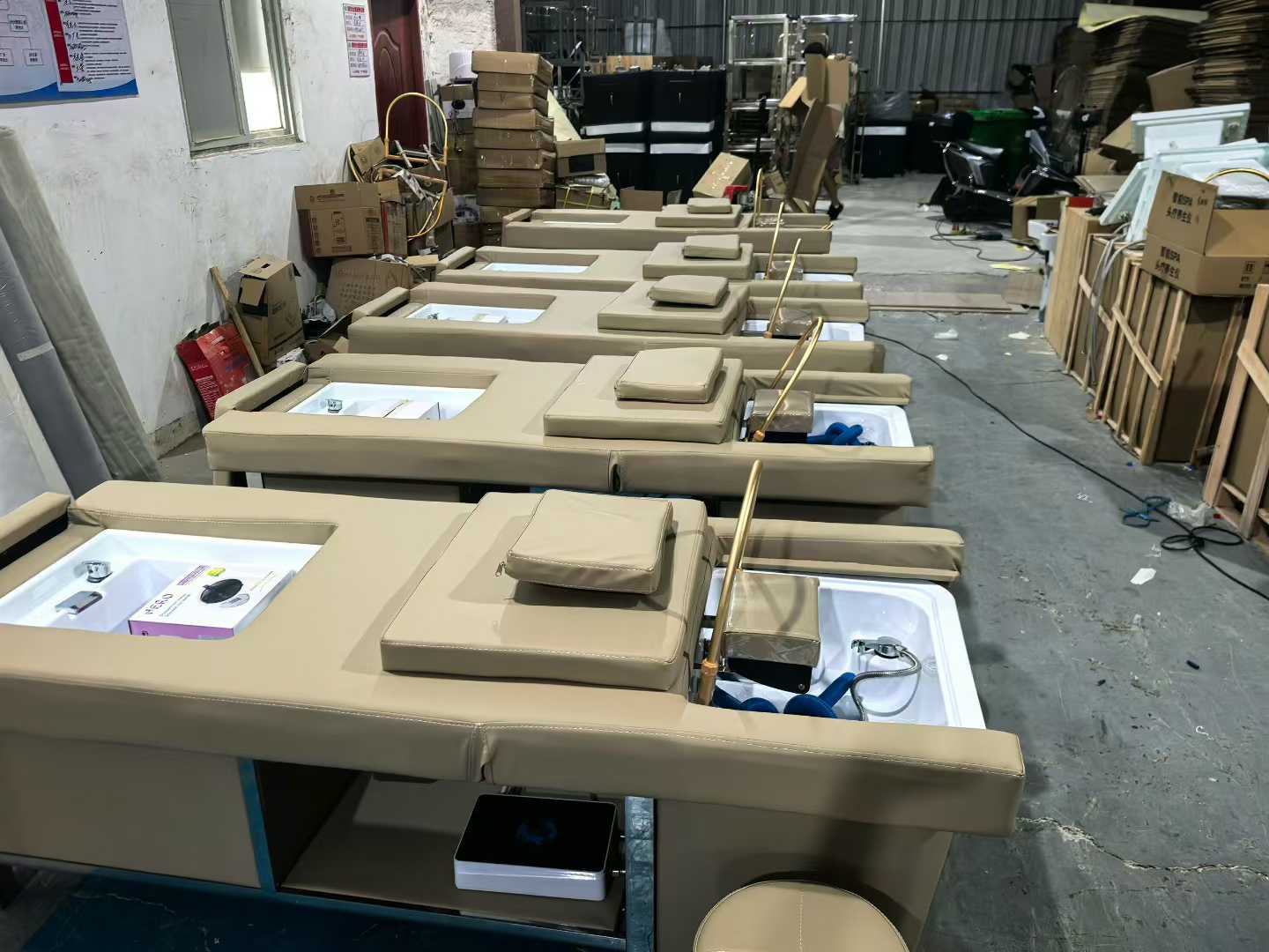 電動升降靠背洗頭床